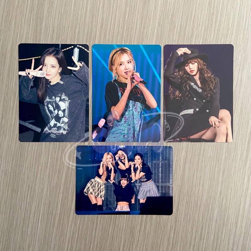 PHOTOCARD BLACKPINK TOKYO DOME OSAKA FUKUOKA JAPAN JISOO PEACE JENNIE ROSÉ LISA TOPI COBOY