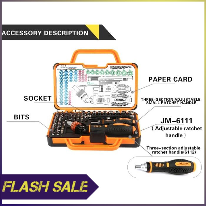 OBENG TOOL SET MEREK JAKEMY JM 6111 ORIGINAL