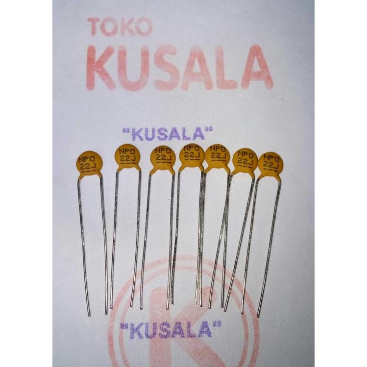 Kapasitor 22pF NPO 100V