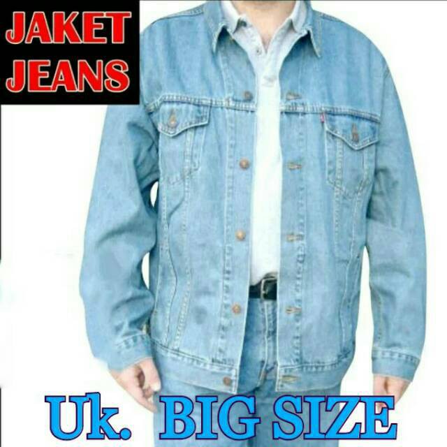 JAKET DENIM PRIA BIOBLITZ OVERSIZE