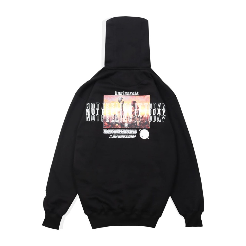 JAKET SWEATER HOODIE BASTERCOLD NOT FELLING TODAY ORIGINAL PRIA WANITA TERBARU