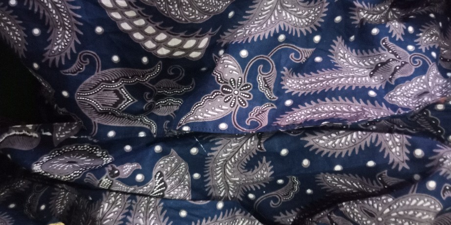 Tey-17 Batik Wanita Asj Sa Hrb026 Kenongo Kemeja Tosca Pendek