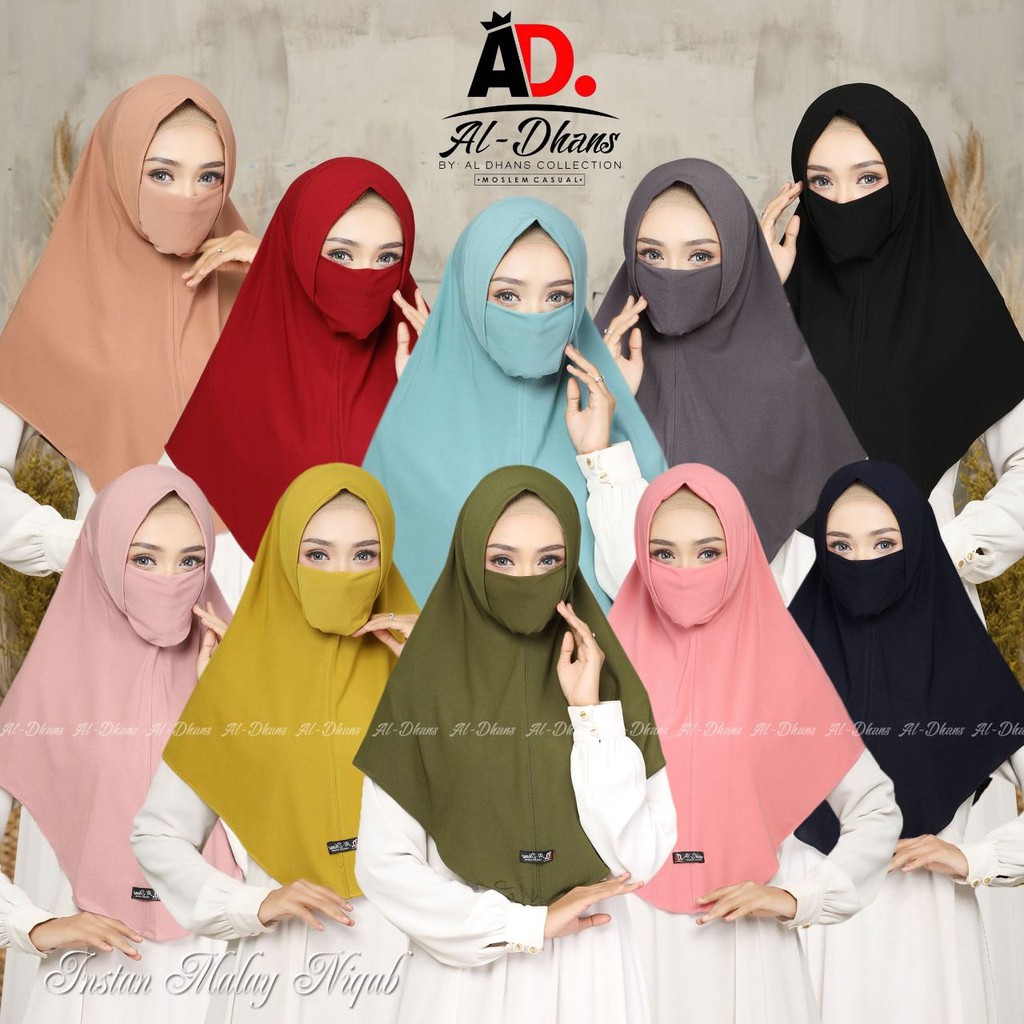 HIJAB INSTANT NIQOB MALAY ORI AL DHANS