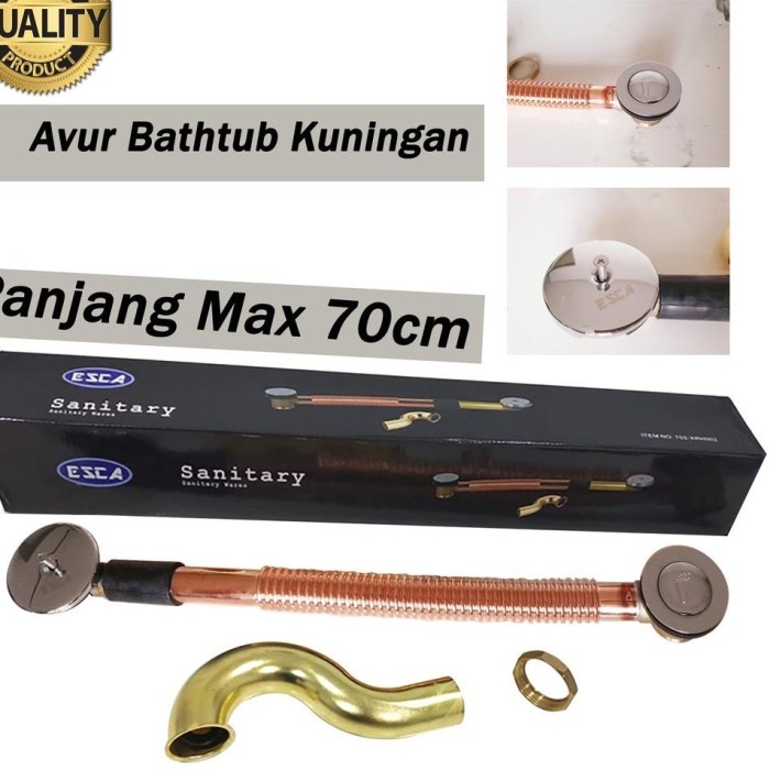 Castelli Afur Bathtub / Avur Bathtub / Pembuangan Bak Mandi 1080102