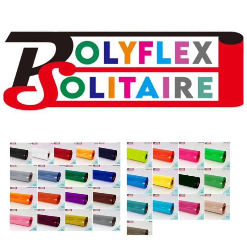 (Khusus Rollan) Polyflex Solitaire PVC Series Made In Korea