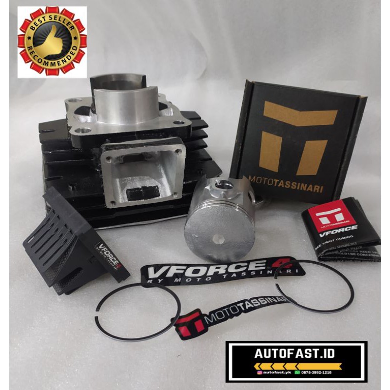 BLOK RX KING FULL PORTING SET MEMBRAN V FORCE 4  SEMI RACING HARIAN BALAP