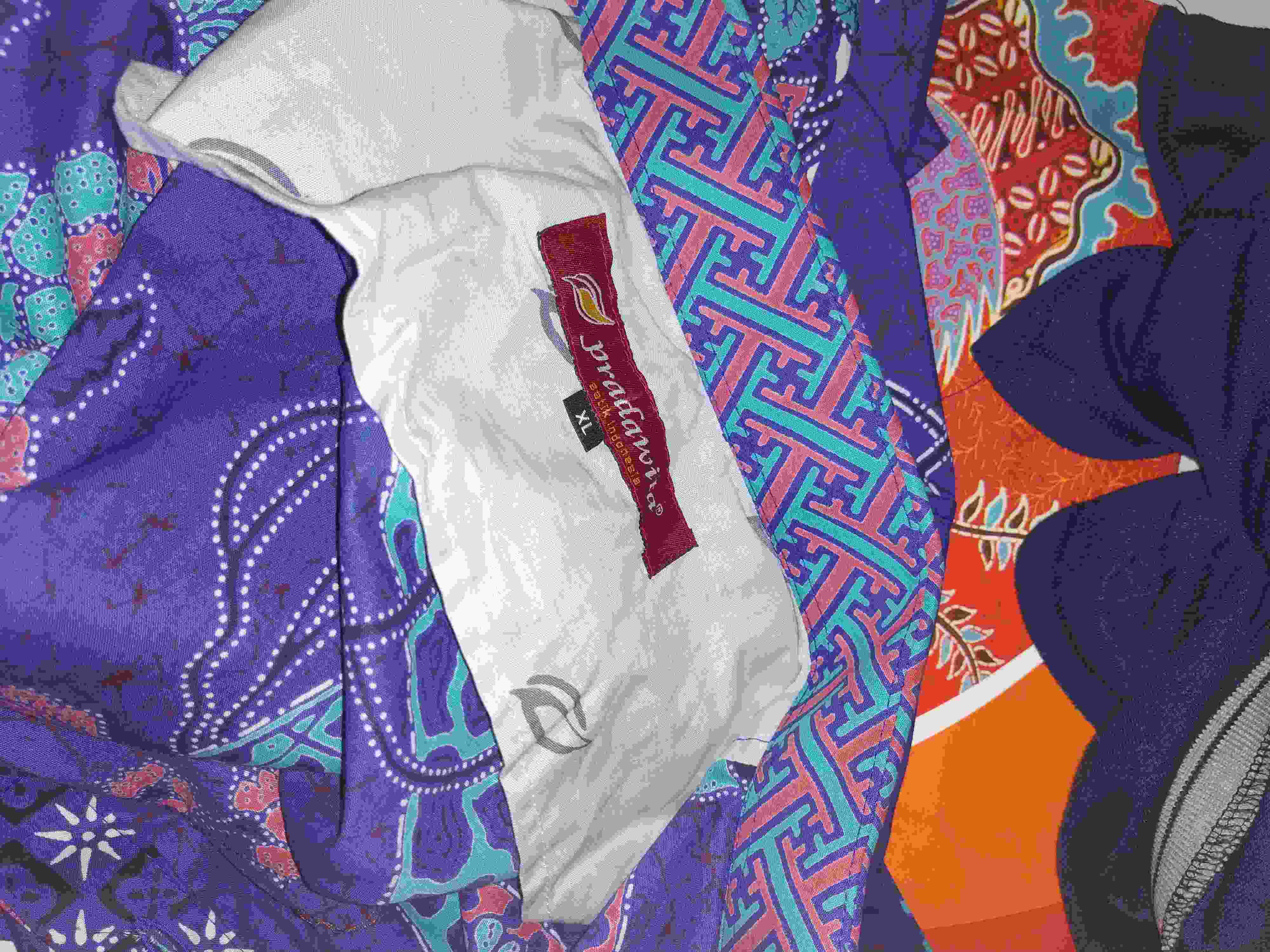 Pradawita Batik Kemeja Reguler Fit Anindita 2b-biru