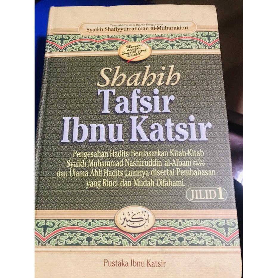 (Bekas) Tafsir Ibnu Katsir Jilid 9 (Eceran) - Cetakan Pustaka Ibnu Katsir [ Toko Lakumkitab ]