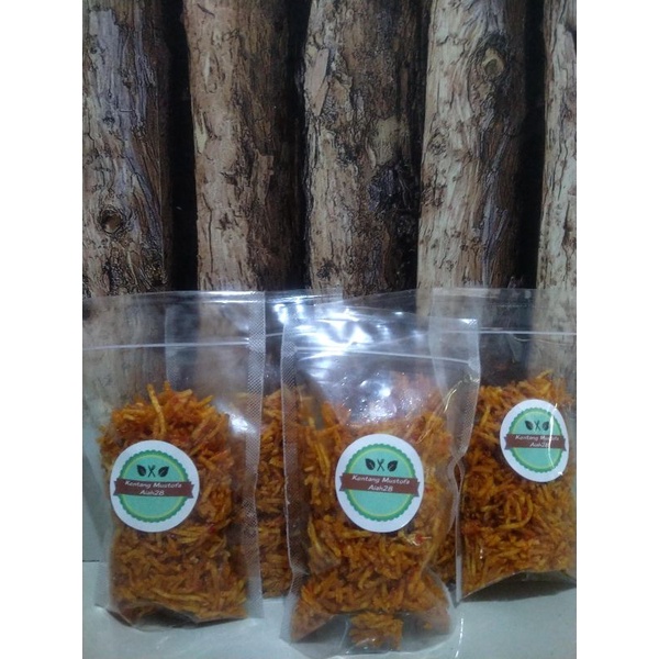 

Toko Aiah28 Kentang Mustofa Rasa Pedas ( 100 gram)