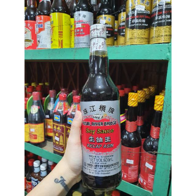 

PEARL RIVER BRIDGE soy sauce kecap asin 600ml