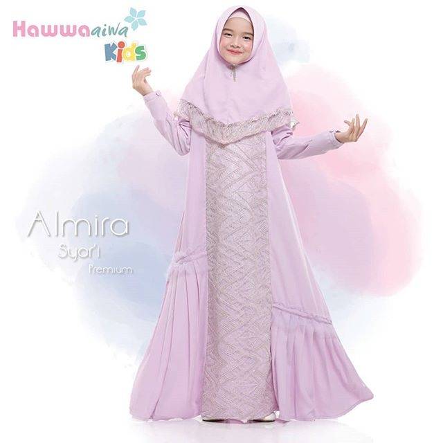 Almira Syar’i Premium (gamis & khimar) by hawa aiwa