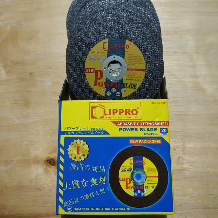 Mata Potong Besi 4 Inchi Tipis Lipro Original - Pisau Potong Besi 4" 20 Pcs 1 Dus