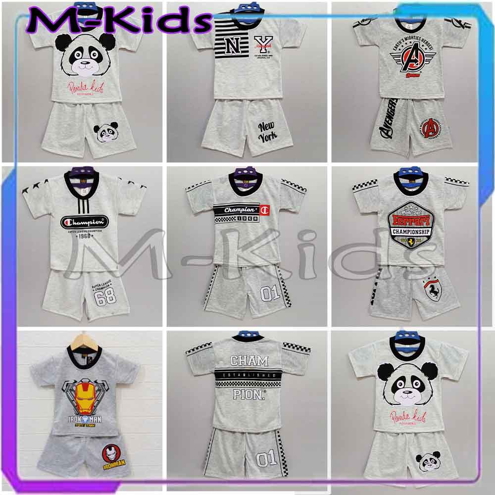 MKids88 - Baju Setelan KAOS Anak Misty Aneka Gambar / Motif