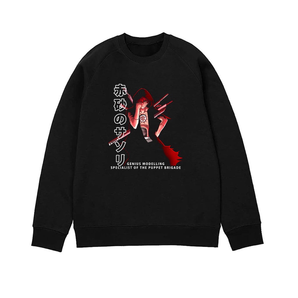 Crewneck Anime Naruto Akasuna No Sasori Akatsuki