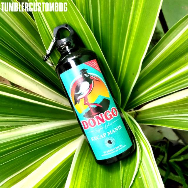 Tumbler custom kecap bango / botol minum unik kecap dongo