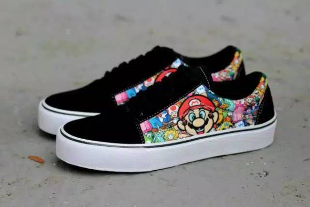 Siap Kirim Sepatu Vans Oldskool Bw N All White Sket Sekolah Olahraga Santai Sport Murah.,..