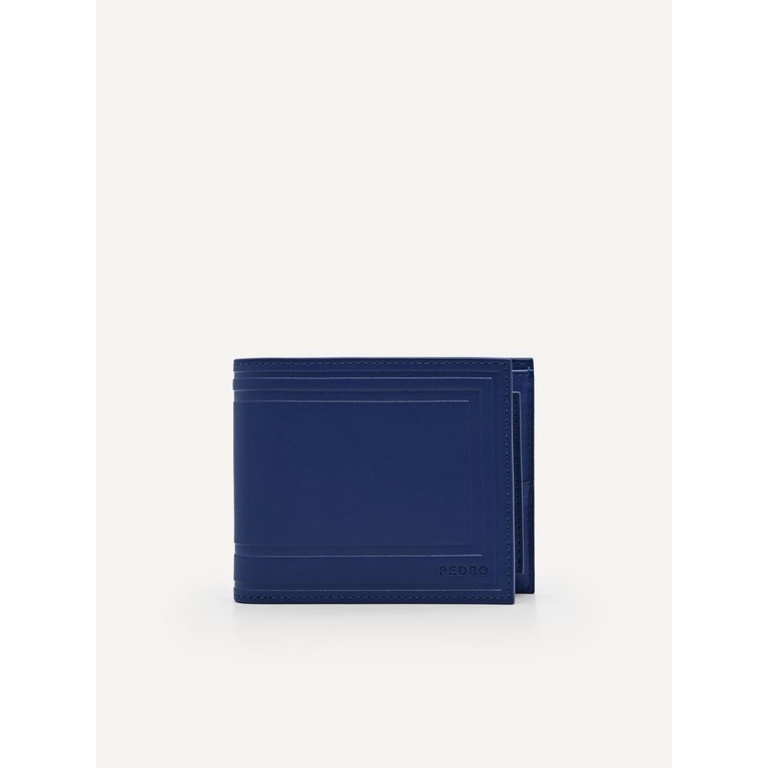 DOMPET KULIT PRIA PEDRO ORIGINAL BRANDED BIRU NAVY PM058