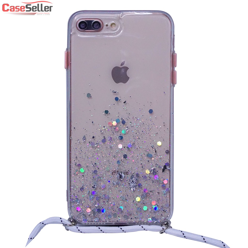 Apple Iphone 6G  6G+  7G 8G  7G+ 8G+ Dove Candy Glitter + Tali