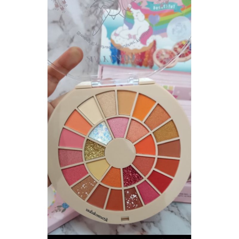 PROMO EYESHADOW PALETTE SWEET UNICORN ANYLADY 27 WARNA NO.767