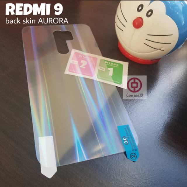 Garskin/SKIN AURORA REDMI 9 2020 back skin protector pelangi kualitas premium