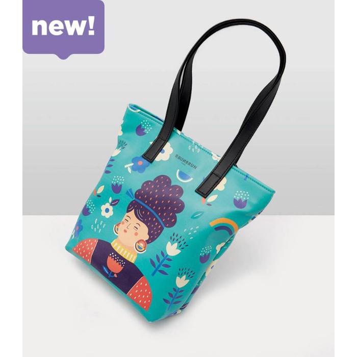 Tas Selempang Tote Bag Wanita Pouch Lucu Karakter Pascala Original Brunbrun Paris Promo Terbaru Fash