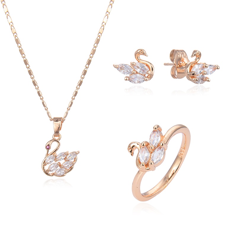 set perhiasan titanium wanita lapis emas silver anti karat asli dewasa murah korea gelang dan cincin perak antikarat termurah tidak luntur untuk 55s