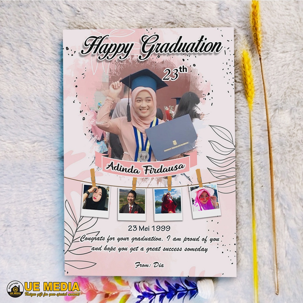 ( EDIT FOTO WISUDA + CETAK FOTO FULL BINGKAI ) DESAIN WISUDA, GRADUATION DESAIN, CETAK FOTO WISUDA, 