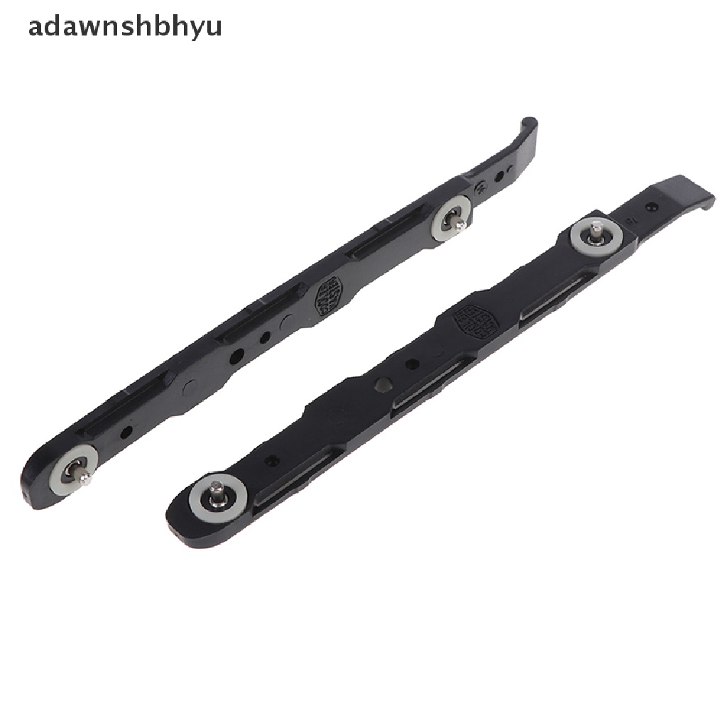 Adawnshbhyu 1pasang Rel Plastik Mounting Hardis Sasis Hitam Baru Untuk Cooler Master