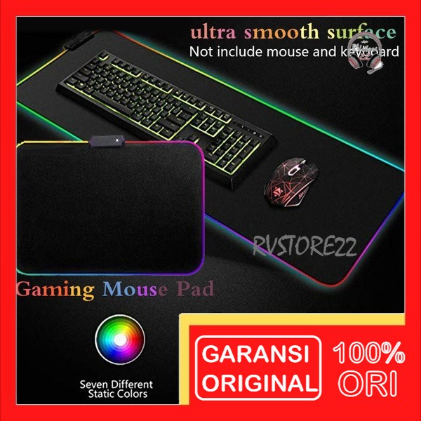 Mousepad Gaming RGB Mousepad Mouse Pad Gaming Mousepad LED Alas Mouse Gaming