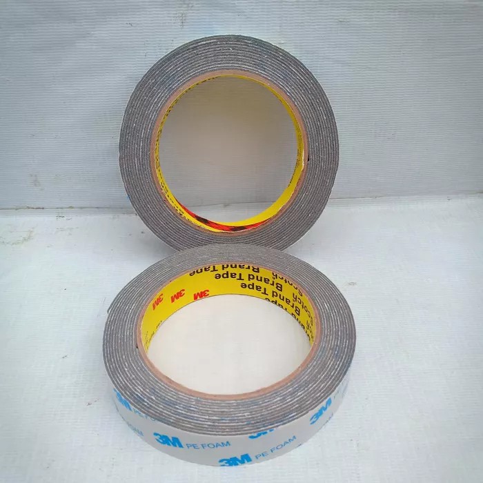 DOUBLE TAPE / LEM BOLAK BALIK PUTIH 2CM 3M PE POEM TAPE