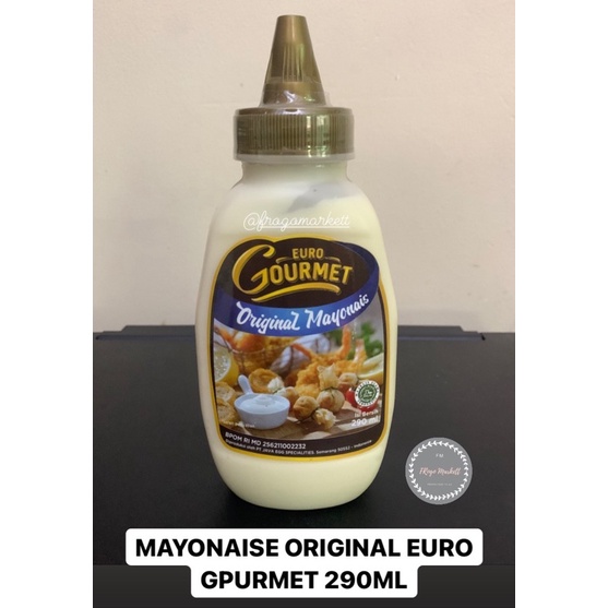 Euro Gourmet Mayonaise Botol Original, Pedas 290ml
