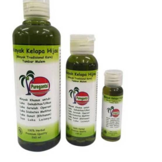 

♞ Minyak Kelapa Hijau Pureganta 100 ml ❋