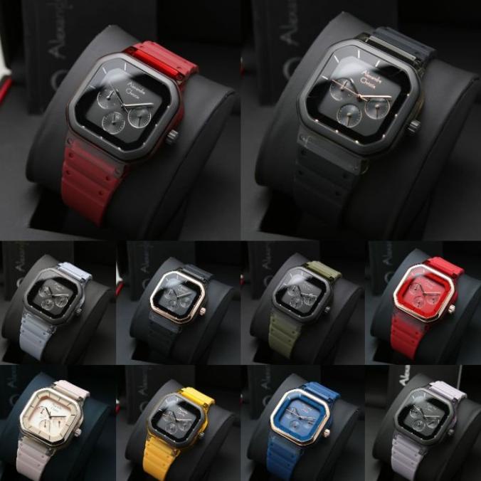 ALEXANDRE CHRISTIE AC2811 AC 2811 Rubber strap Jam Wanita Original Star Seller Termurah