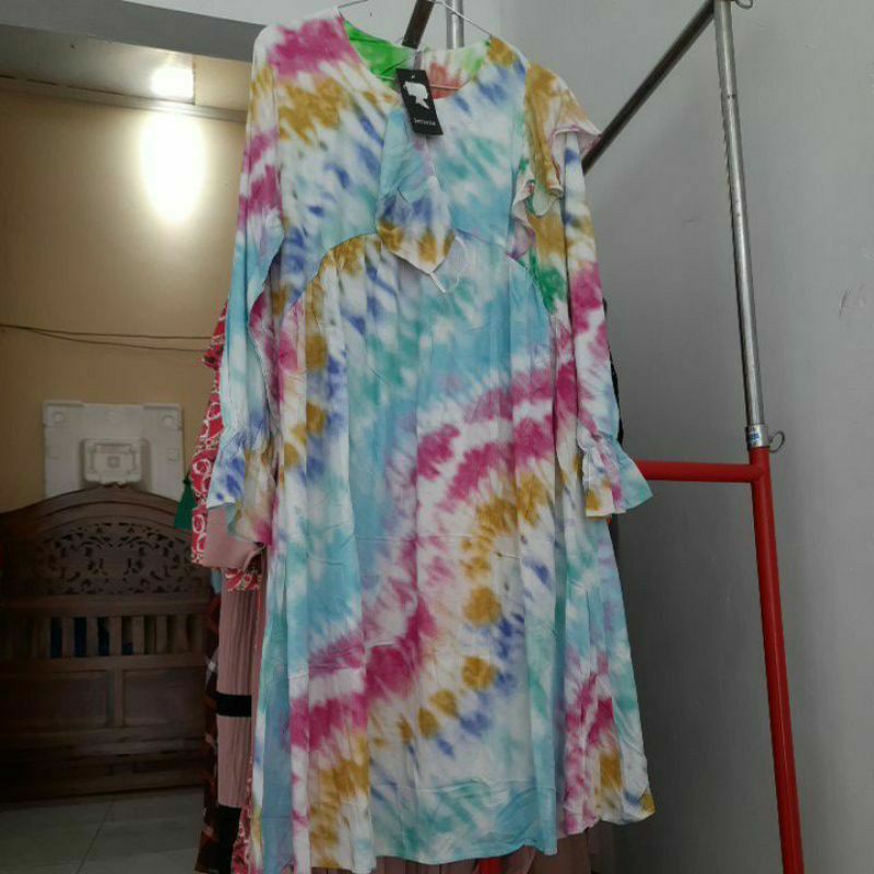 setelan celana tunik kulot