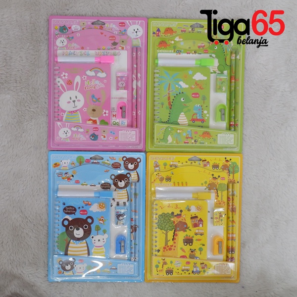 365 STATIONERY SET #40987 Buku &amp; Alat Tulis Anak / Karakter Fancy Gambar Lucu