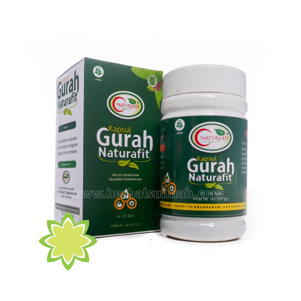 Kapsul Gurah Bronfit 50 Kapsul Naturafit Indonesia