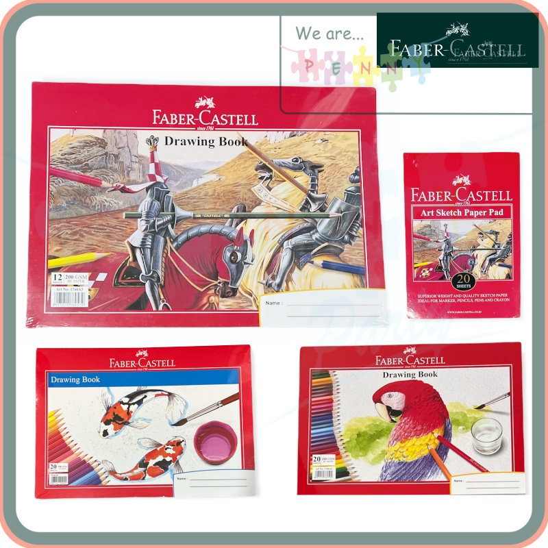

Faber Castell Buku Gambar / Drawing Book Tersedia Berbagai Ukuran 100% Original