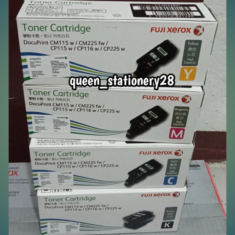 Toner Fuji Xerox Cm 115 / Cm 225Fw Black And Color