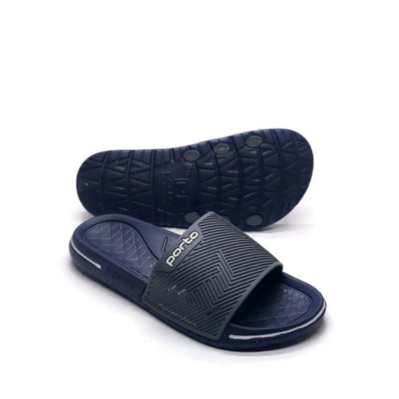 sandal slop pria porto 1041m karet sandal slide