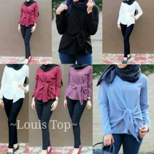 ATASAN WANITA BLOUSE KEMEJA LENGAN PANJANG LOIS TOP BUKAN CRESSIDA H M DNC ZOYA SUNDAY MEZORA LOIS
