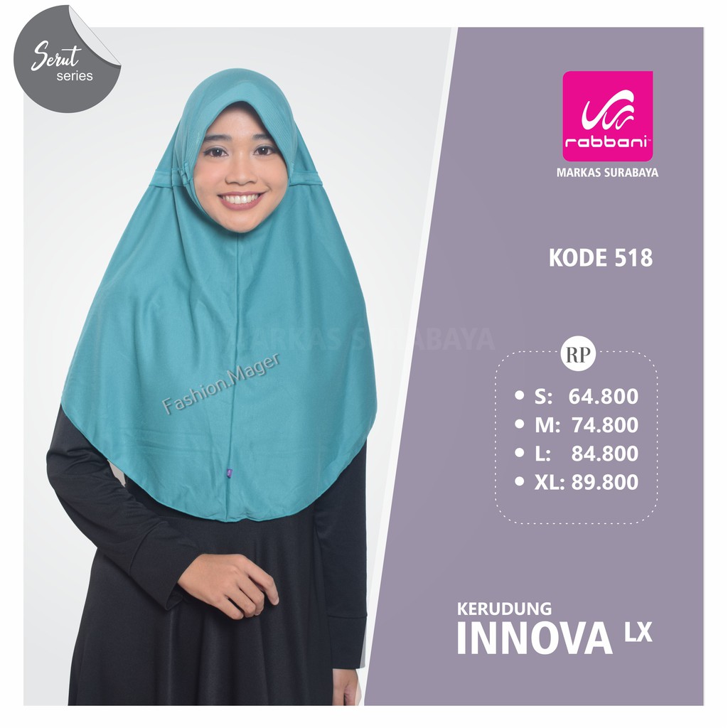 RABBANI JILBAB INNOVA LX WARNA (PART 1)