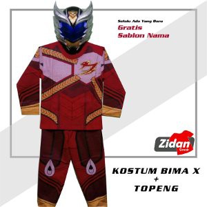 Promo KAOS BAJU SETELAN ANAK BIMA X KOSTUM BIMA X KOSTUM ANAK BIMA X Limited