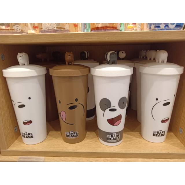 Gelas tumbler we bare bears MINISO