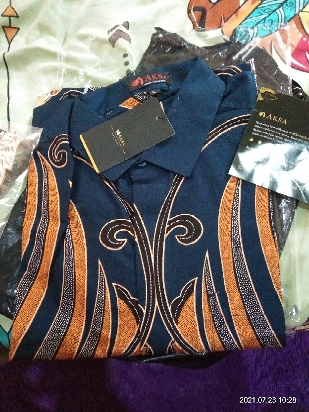 Hem Pendek Aksa Batik Melviano Gracelia