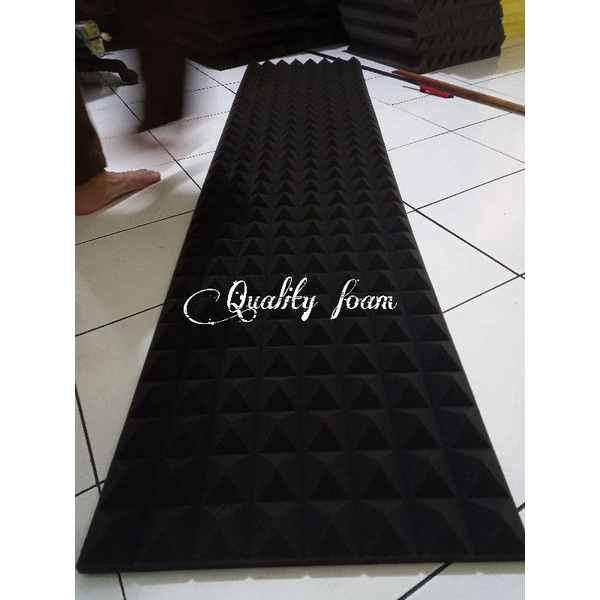 busa peredam suara ruangan Acoustic motif pyramid ukuran 200×50cm/100×100cm