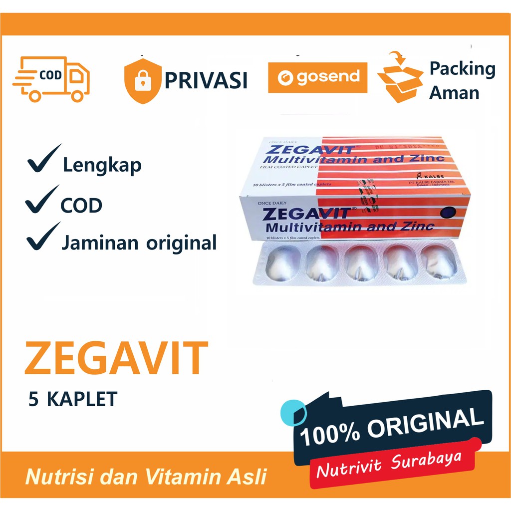 ZEGAVIT SUPLEMEN MULTIVITAMIN DAN ZINC