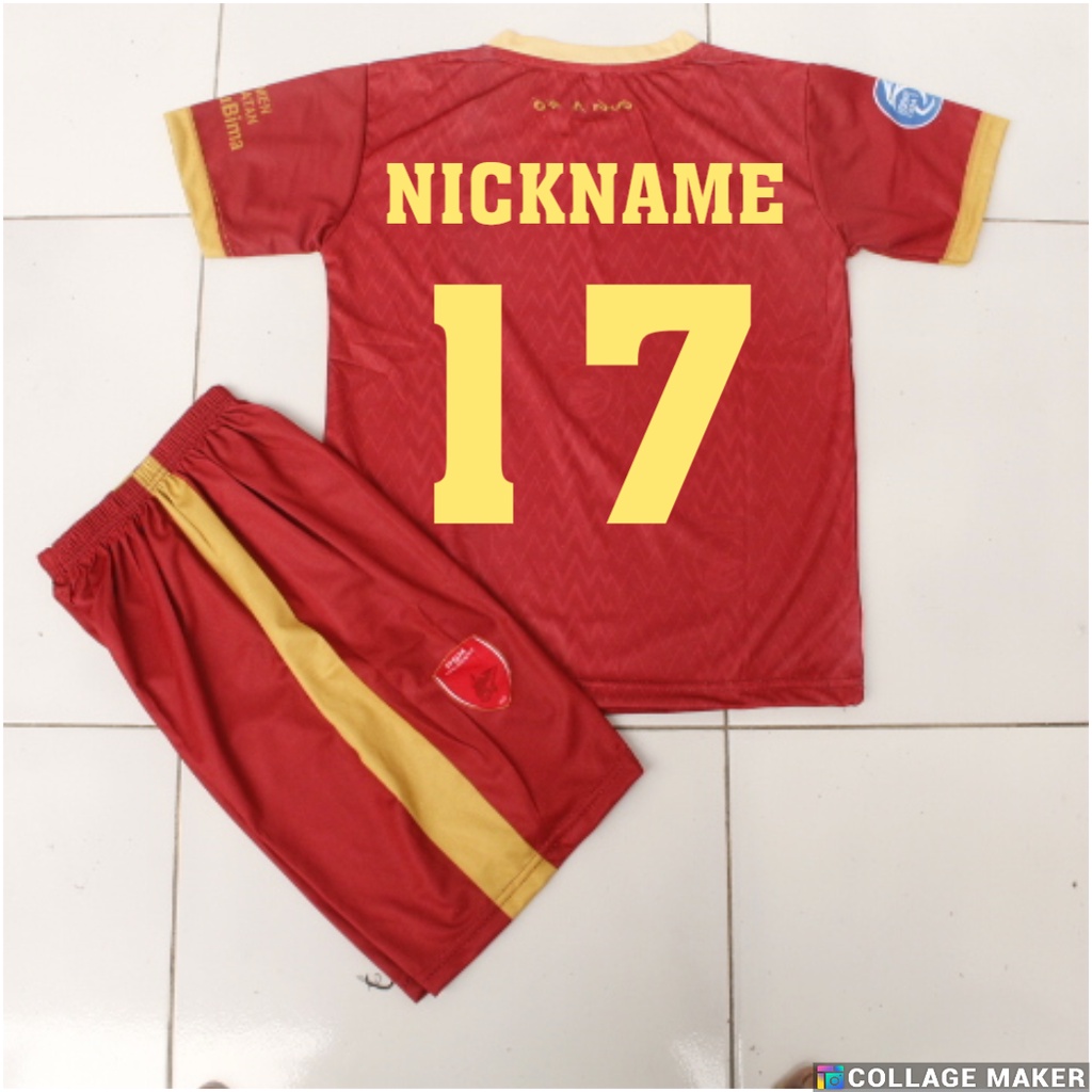 JERSEY PSM MAKASAR/SETELAN BAJU BOLA ANAK PSM MAKASAR USIA 5-12THN