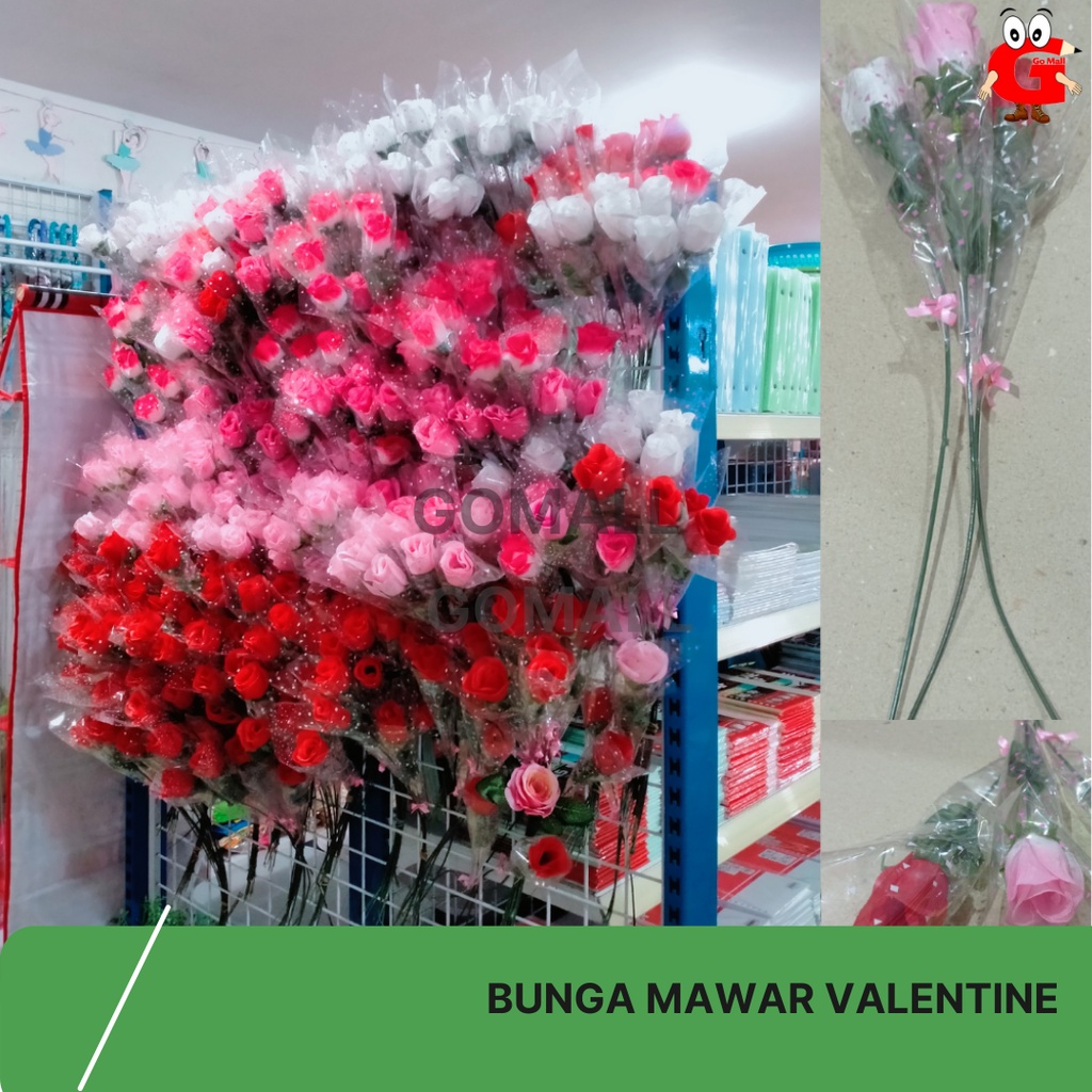 Bunga Hias / Bunga Mawar Hias / Bunga Mawar Valentine