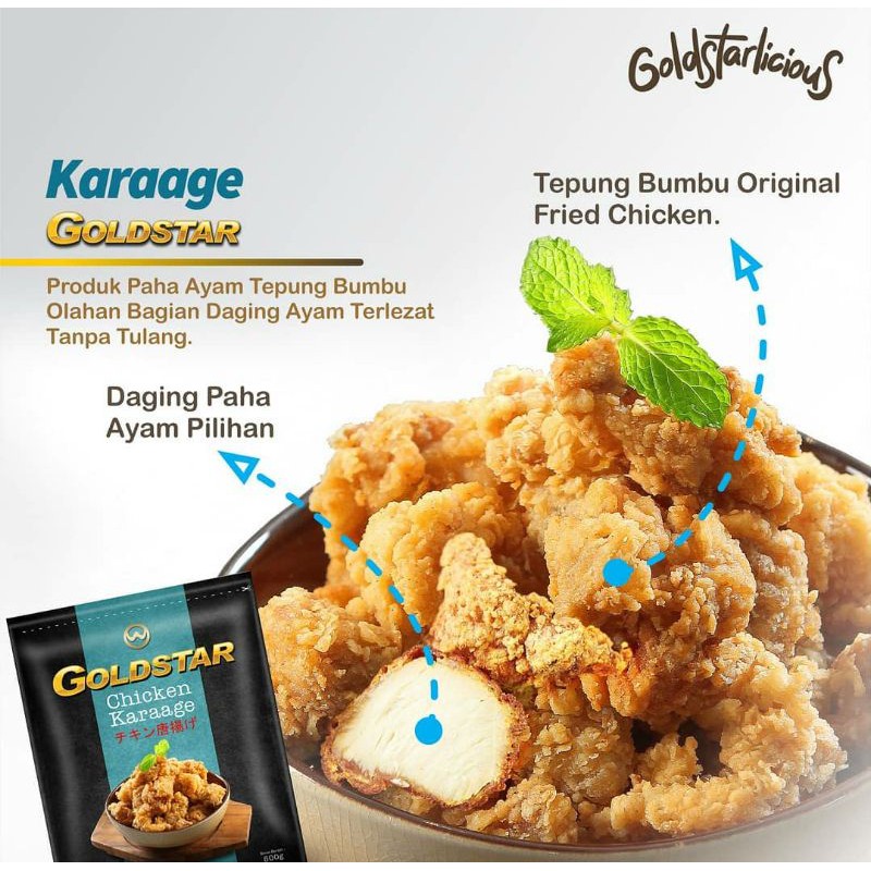 

Goldstar chicken karage 500 g