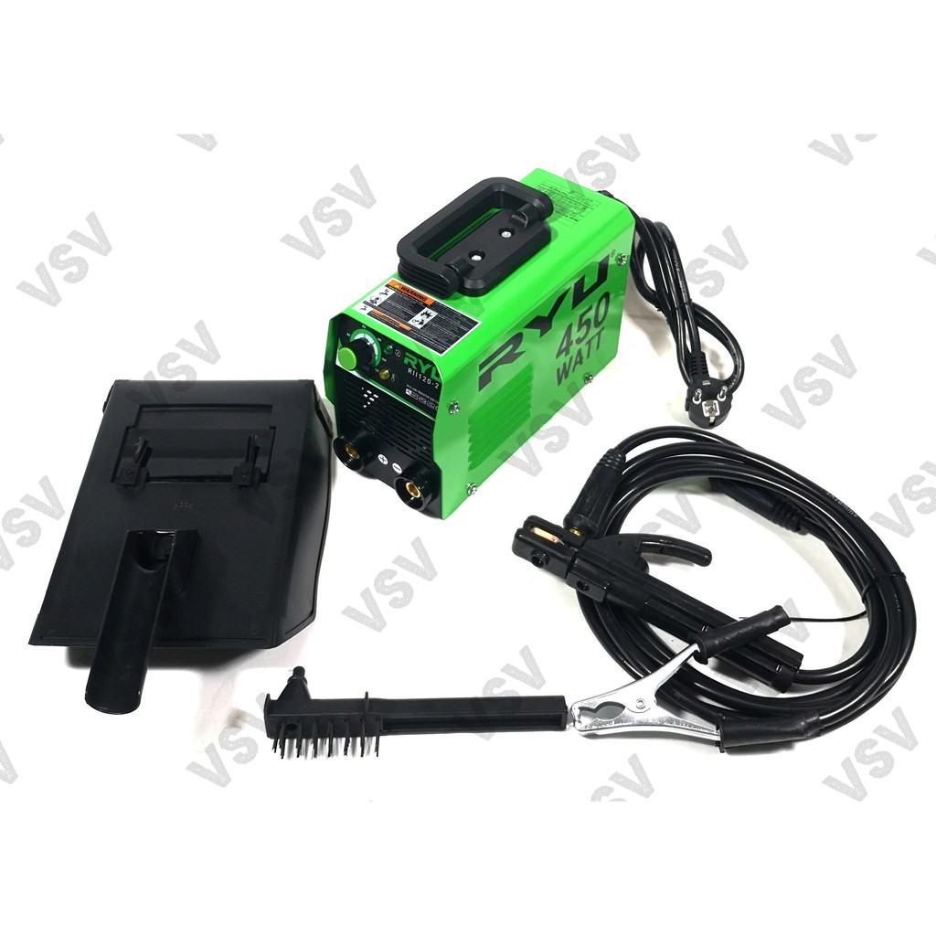 RYU Mesin Las 120A + Bor Impact 13mm Inverter MMA 120 + Impact Drill 13mm